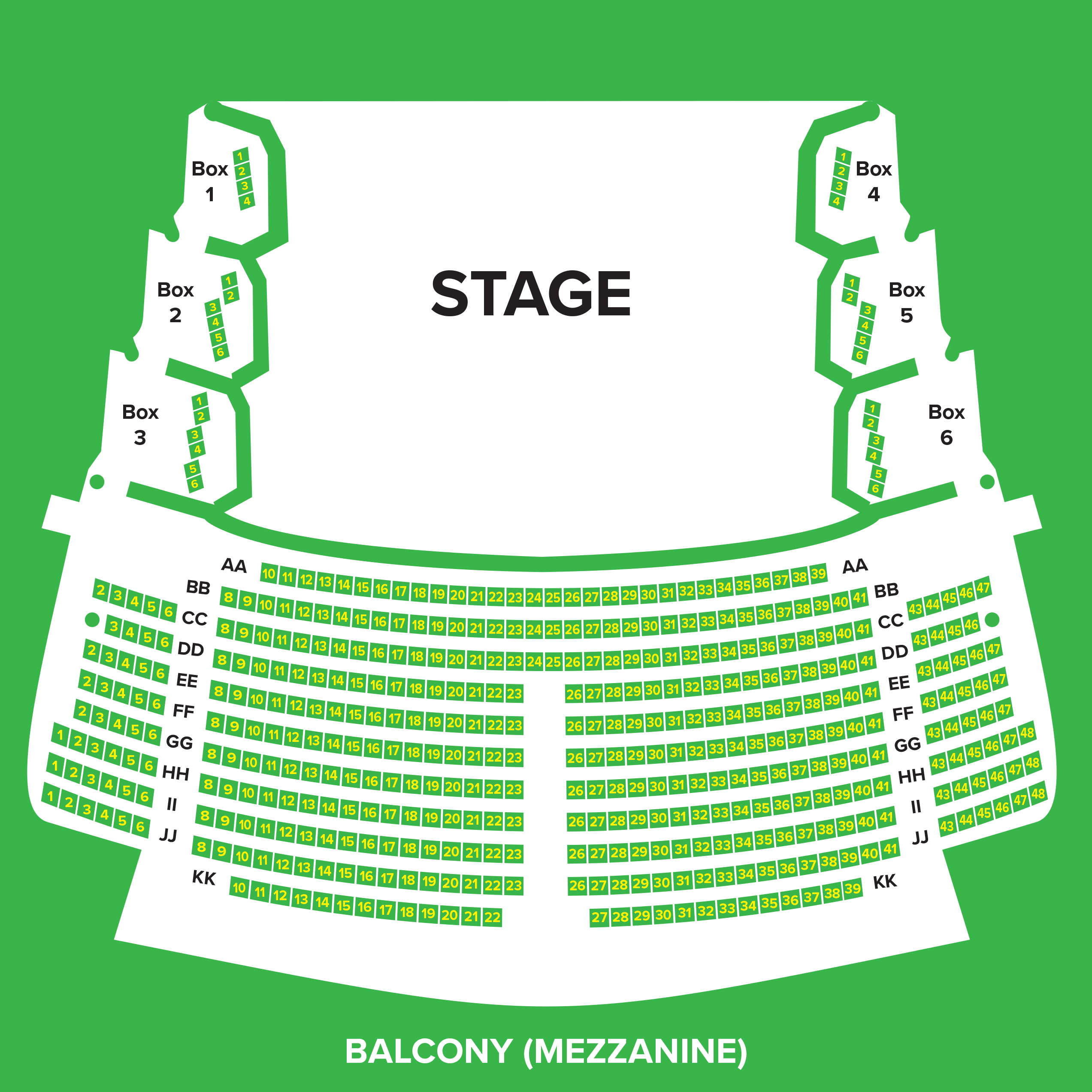 Balcony Seating Info